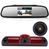 1280 * 720 pixel Super HD Brake Light Backup Camera Set with Rear-view Mirror Monitor, Night Vision Reversing Camera Replacement for Fiat Ducato X250 X290 Bus Kasten/Peugeot Boxter/Citroen Jumper view 1