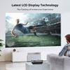 PATINS Video Projector for Movie Home Cinema Full 1080P Supported Movie Beamer 10 TV Box Optional view 4