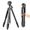 Fotopro Carbon Fiber Tripod 65 Inch Travel Tripod for Camera with Fluid Head Ball Head Extendable Handle 2.95lb Lightweight Camera Tripods for DSLR Video Shooting Photography X-Airfly Video Grey view 1