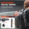 Fotopro Carbon Fiber Tripod 65 Inch Travel Tripod for Camera with Fluid Head Ball Head Extendable Handle 2.95lb Lightweight Camera Tripods for DSLR Video Shooting Photography X-Airfly Video Grey view 2