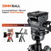 Fotopro Carbon Fiber Tripod 65 Inch Travel Tripod for Camera with Fluid Head Ball Head Extendable Handle 2.95lb Lightweight Camera Tripods for DSLR Video Shooting Photography X-Airfly Video Grey view 4