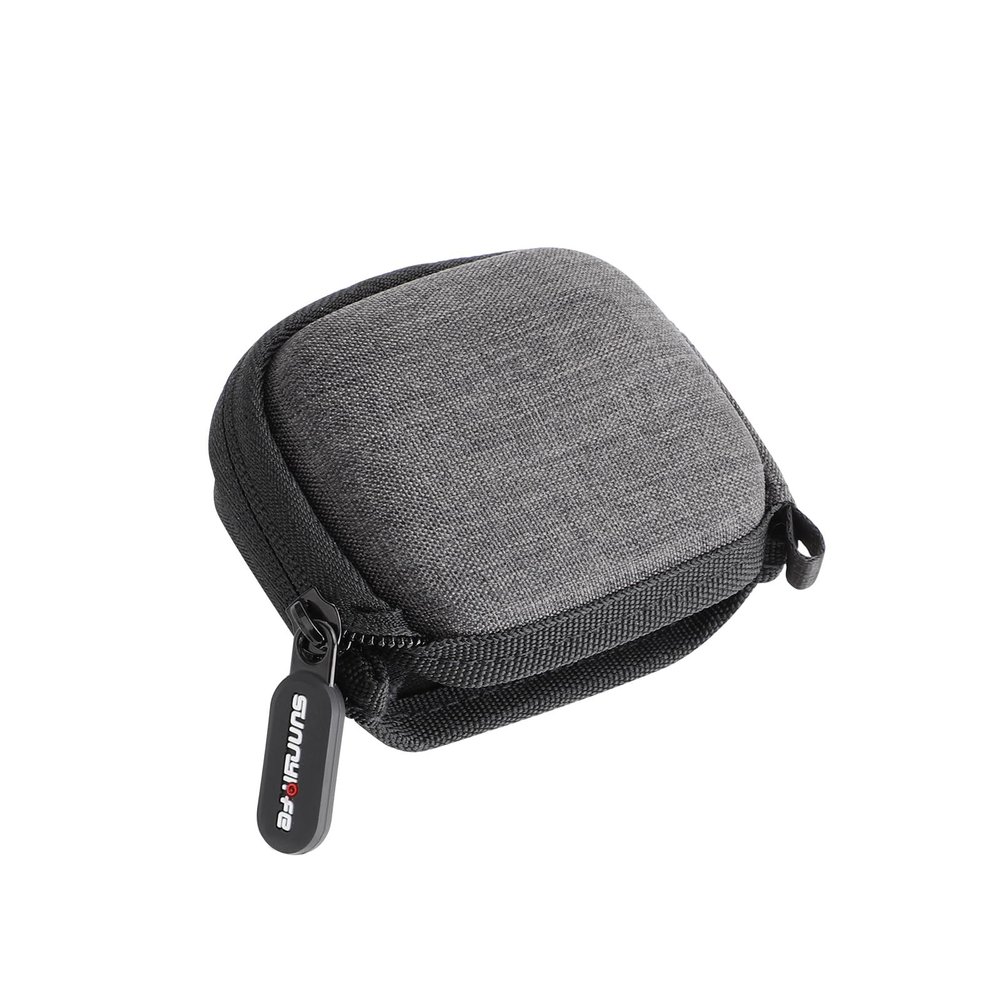 Action Camera Storage Bag Mini Carry Case For Insta360 GO3 For DJI Action 4/3 Hard Shell Zipper Protective Box Bottom Opening Design