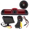 1280 * 720 Pixel Super HD Brake Light Backup Camera Set with 4.3 Inch LCD Monitor, Night Vision Reversing Camera Replacement for Fiat Ducato X250 X290 Bus Kasten/Peugeot Boxter/Citroen Jumper view 1