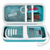 Case Compatible with Texas Instruments TI-30XS for MultiView Scientific Calculator, Storage Holder Carrying Organizer Bag with Mesh Pocket for Pens, Pencil, Batteries and Accessories (Box Only) -Green view 1
