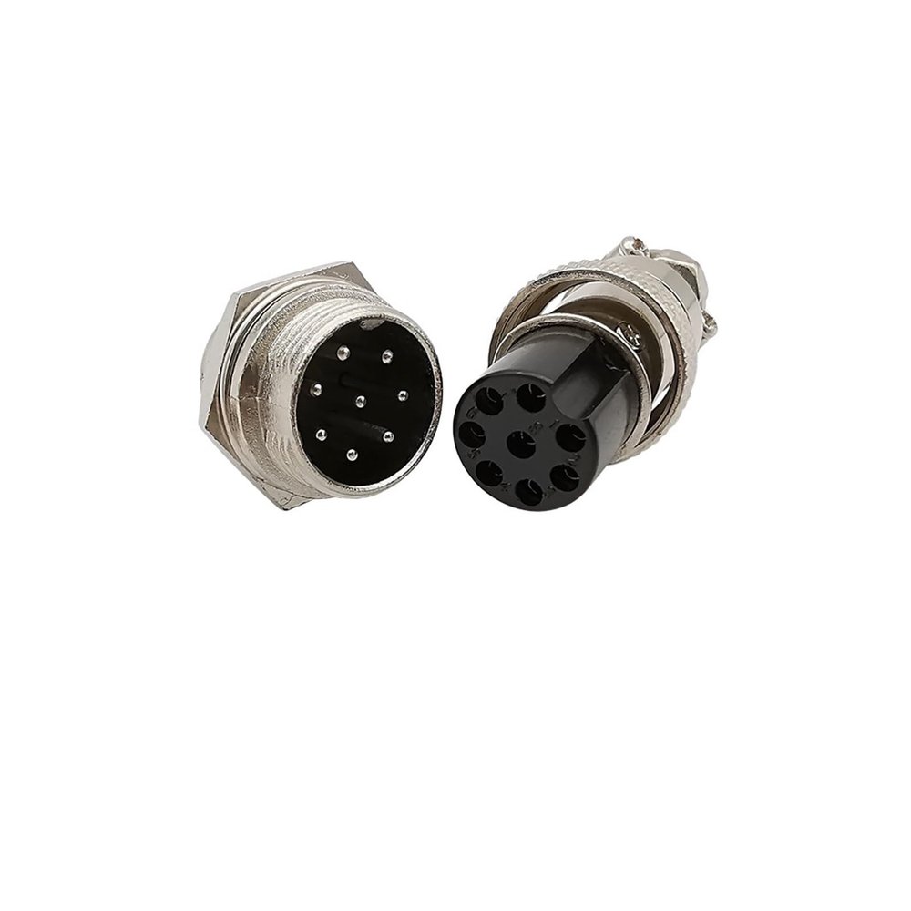 5Pair GX16 2 3 4 5 6 7 8 Pin Male Female Aviation Circular Connector GX-16 Aviation pl;/UG Socket Wire Panel Docking Connectors(8Pin)