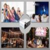 PATINS LED Video Projector W80,2800 Lumens Home Theater Support Dolby Sound Full HD 1080P Mini Video Beamer view 2