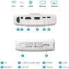 PATINS Mini Projector 180 Lumens Mobile Portable Pocket Home 1080P Smart 7.1 Projector (Size : RD-606W) view 2
