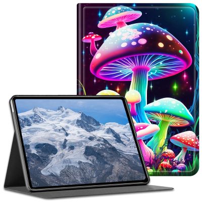BFDHGQZC for Kindle Fire HD 8 & Fire HD 8 Plus Tablet (12th & 10th Generation,2024/2022/2020 Release),Shockproof Stand Protive Cover with Auto Wake/Sleep,Gorgeous Mushrooms