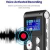 KouRy 8GB Digital Voice Recorder, Portable USB Rechargeable Voice Recorder,Digital Audio and MP3 Player for Meetings, Interviews and Lectures (Colour: Black) view 4