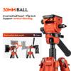 Fotopro X-Airfly Video 64.5 Inch Lightweight Travel Camera Tripod with Fluid Head Panoramic Ball Head 2.95lb Expandable Portable Compact Carbon Fiber Tripod for Camera DSLR Load up to 33lb Orange view 4