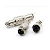 1Set GX16 16mm Male Female Aviation Connecting Connector Screw Butt Joint Type Aviation Connecting Male Female Connector 2-9Pin(8Pin) view 1