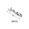 The Lord of the Tools 50PCS Micro Timer Crimp Contacts Wiring Crimp Repair Terminals Pins Connector for 0.5mm - 0.75mm Cable Cross-Section Model 5-963715-1 view 4