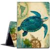 BPQOJB for Microsoft Surface GO 3 Case/Surface GO 2 Case 360 Degree Rotating PU Leather Smart Cover with Adjustable Stand & Auto Wake/Sleep Tablet Cover for Microsoft Surface GO - Baby Turtle view 3