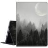 BPQOJB for Microsoft Surface Pro 9 Case 360 Degree Rotating PU Leather Smart Cover with Adjustable Stand & Auto Wake/Sleep Tablet Case for Microsoft Surface Pro 9 13 inch 2022 - Forest view 3
