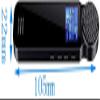 KouRy Digital Voice Recorder Recorder for Lectures, Meetings, Interviews Audio Recorder Mini Portable Tape Dictaphone with Playback, USB, MP3 (Colour: Black) view 2