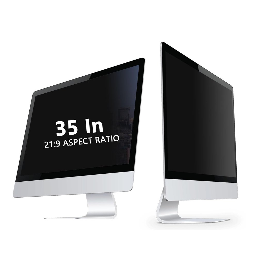 AIZYR Computer Privacy Screen Filter Compatible with 35 Inch 16:9 Widescreen Display 1Pace, Eye Protection Anti Glare Anti Scratch(82X34.5cm)