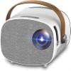 PATINS Mini Projector Portable for 1080P Video Beamer Home Theater Multiscreen Media Player Gift view 1