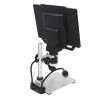 12MP Digital USB Microscope 1600X Coin Microscope with 9 Screen, 1080P Soldering Microscope for Adult with Adjustable Stand and LED Fill Light, 100240V(US Plug) view 4