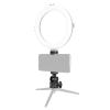Andoer Panoramic Tripod Head Camera Mount Adapter Mini Ballhead 360Rotatable 10kg/ 4.4lbs Load Capacity with 1/4in Screw Built-in Adjustable Phone Clip for DSLR Camera Tripod LED Light Selfie Stick view 4
