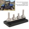 HEAVY DUTY 4 Studs Power Distribution Block for Cars Trucks Marine Boats Tidy Wiring and 150A Maximum Current Nylon + PC + Brass Material, 12-48 V Voltage (Black) view 4