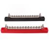 2pcs 12 Terminal Bus Bar 48V 150A Low Good Conductivity Power Distribution Block for Cars, RVs, Ships ABS + Zinc Alloy + Plated Brass view 1