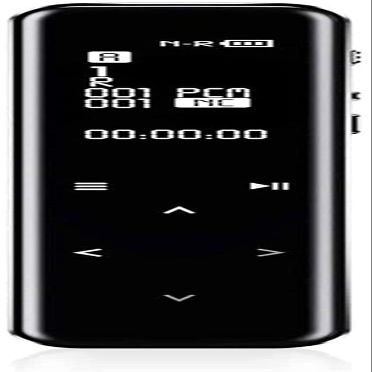 KouRy Digital Voice Recorder - 32GB Recorder with Playback, Rechargeable Audio Recorder for Meeting, Handheld Recorder for lectures (Colour: Black)