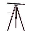 Mary Nautical- Decorative- Brass Single Barrel Telescope Griffith Astro with Wooden Tripod Stand Telescope view 2