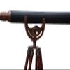 Mary Nautical- Decorative- Brass Single Barrel Telescope Griffith Astro with Wooden Tripod Stand Telescope view 4