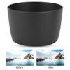 Pilipane Scratch Conservation Lens Hood Replacement, ET 60 ABS Lens Hood for Camera EF S 55 250mm & 90 300mm Lenses, Lens Shade view 3