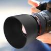 Pilipane Scratch Conservation Lens Hood Replacement, ET 60 ABS Lens Hood for Camera EF S 55 250mm & 90 300mm Lenses, Lens Shade view 4