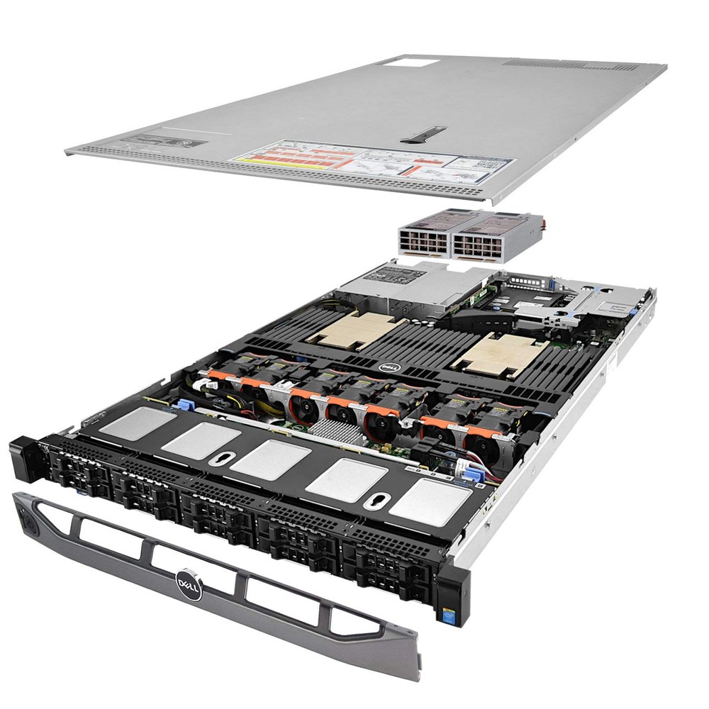 Dell PowerEdge R630 10-Bay Server 2X E5-2697Av4 2.60Ghz 32-Core 384GB RAM Rails (Renewed)