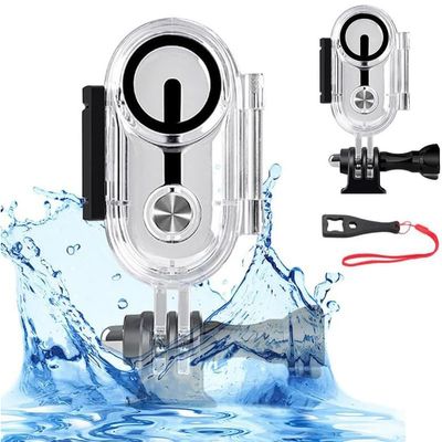Coyktonty Dive Case Waterproof Case for Insta360 GO 3/GO 3S,Underwater Diving Protective Shell 40M with Bracket Accessories