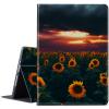 BPQOJB for Kindle Scribe Case 360 Degree Rotating Smart Cover with Adjustable Stand & Auto Wake/Sleep Tablet Case for Kindle Scribe 10.2 inch 2022 - Sunflower Flowers view 3