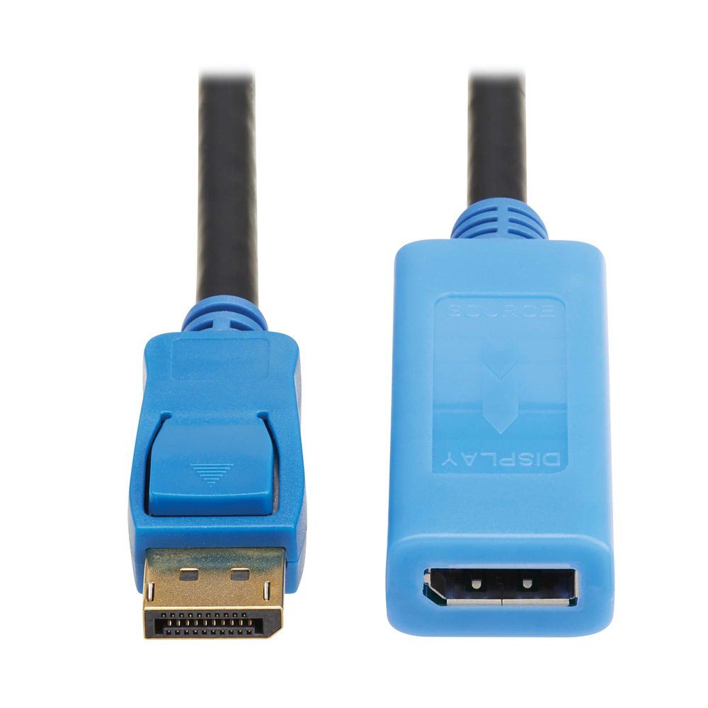 Tripp Lite 9ft 8K DisplayPort Extension Cable with Active Repeater, Male-to-Female DP to DP, 8K@60Hz, Display Port 1.4, HDR, 4:4:4 Chroma, HDCP 2.2, TAA Compliant, 3-Year Warranty (P579-009-8K6)