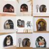 9pcs 3D Mouse Hole Wall Decals Cute Stickers Decorative Creative Pattern,for Living Room Nursery Bedroom Kids Room Home Wall Decoration,9pcs view 4