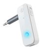 Ankilo Aux Bluetooth Adapter for Car, 2 in 1 Wireless Bluetooth 5.3 Transmitter Receiver, Built-in Mic Hands-Free Calls Crystal Clear Sound, for Cars Headphones Home Stereo, White view 1
