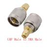 1Pcs UHF-SMA Connector UHF SO-239 PL-259 Male Female to SMA Male Female pl;/UG Jack Straight R/F Coaxial Adapter Converter Silver(B-1Pcs) view 2