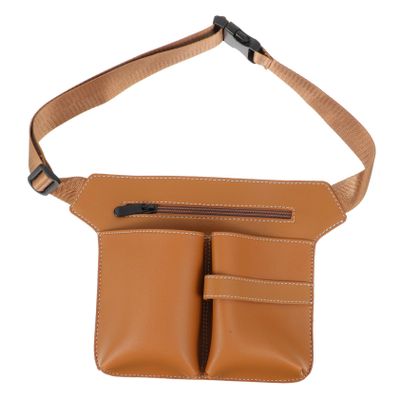 FRCOLOR PU Hairdressing Scissors Belt Bag for Barber Shop and Hair Salon