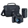 Canon EOS Rebel T7 DSLR Camera | 2 Lens Kit with EF-S 18-55mm + EF-S 55-250mm f/4-5.6 is STM Lens, Black view 1
