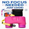 Kids Binoculars 8x21 Pink  Auto-Focus, No Adjustment Needed  Instantly Sharp Vision for Ages 3-12  Real 8X Magnification  Shockproof & Safe  Easy Outdoor Binoculars for Boys & Girls  STEM Toy view 2