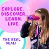 Kids Binoculars 8x21 Pink  Auto-Focus, No Adjustment Needed  Instantly Sharp Vision for Ages 3-12  Real 8X Magnification  Shockproof & Safe  Easy Outdoor Binoculars for Boys & Girls  STEM Toy view 3