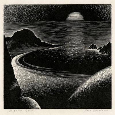 Paul Landacre : Laguna Cove : 1930 : Archival Quality Art Print