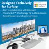 Kensington Kensington SD5765T Thunderbolt 4 Docking Station Designed for Microsoft Surface, 13 in 1 Design, Dual Screen 4K/8K with Power Supply up to 96W (K34112EU) view 2