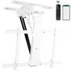 VIVO Electric Flip Down Swiveling Ceiling TV Mount for 32 to 70 inch Screens, Large Motorized Flat Ceiling VESA Mount, Master Pack, White, MOUNT-E-FD70S-W view 1