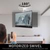 VIVO Electric Flip Down Swiveling Ceiling TV Mount for 32 to 70 inch Screens, Large Motorized Flat Ceiling VESA Mount, Master Pack, White, MOUNT-E-FD70S-W view 3