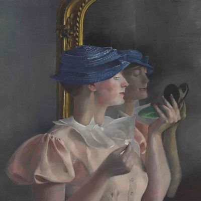 Conrad Felixmller : Londa in Front of the Mirror : Archival Quality Art Print