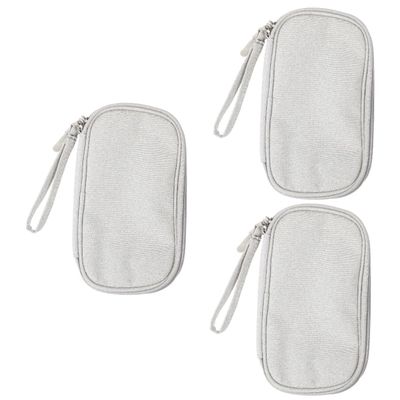 Hemobllo 3pcs Electronics Organizer Pouch Multi-Functional for Cables Accessories More for Business Trips Vacations School and Office Use