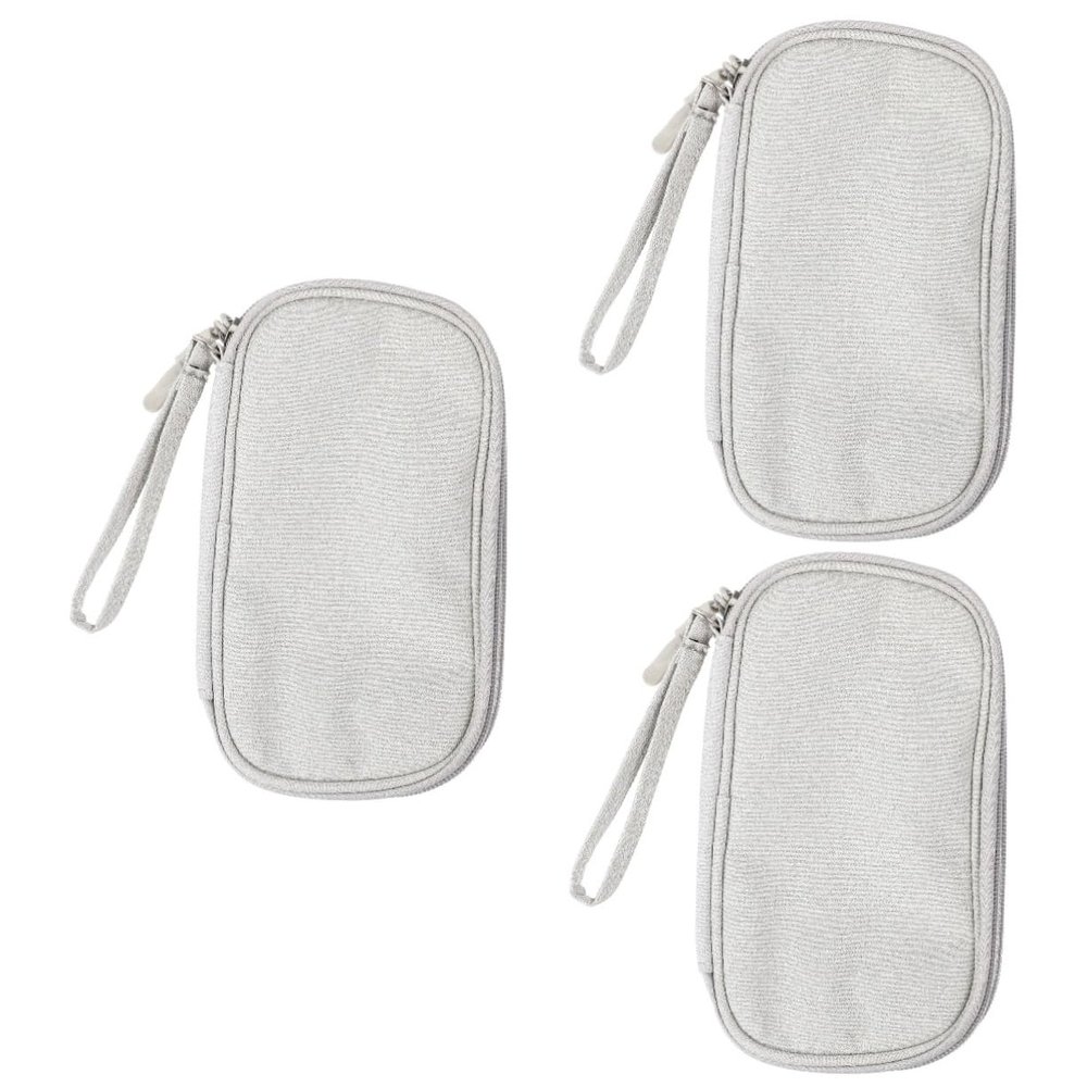 Hemobllo 3pcs Electronics Organizer Pouch Multi-Functional for Cables Accessories More for Business Trips Vacations School and Office Use