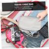 Hemobllo 3pcs Electronics Organizer Pouch Multi-Functional for Cables Accessories More for Business Trips Vacations School and Office Use view 3