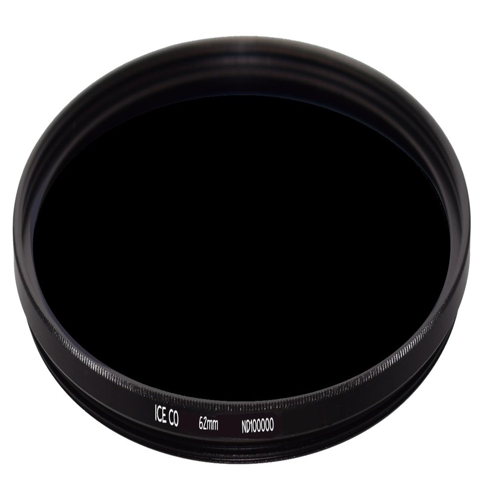 ICE CO 62mm ND100000 MC Optical Glass Filter Neutral Density 16.5 Stop ND 100000